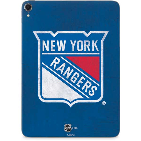 NHL New York Rangers Distressed Apple iPad Pro Skin