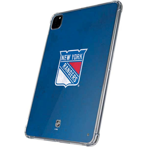 NHL New York Rangers Distressed iPad Pro 11in (2024) Clear Case