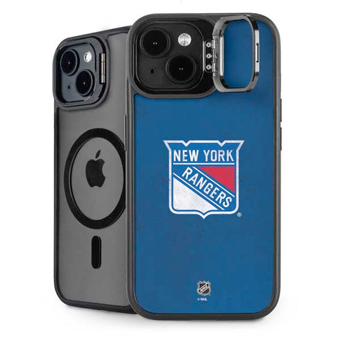 NHL New York Rangers Distressed iPhone 13 Kickstand Case