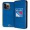 NHL New York Rangers Distressed iPhone 13 Pro Max Folio Case