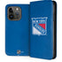 NHL New York Rangers Distressed iPhone 15 Pro Folio Case