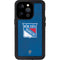 NHL New York Rangers Distressed iPhone 15 Pro Waterproof Case