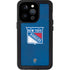 NHL New York Rangers Distressed iPhone 15 Pro Waterproof Case