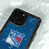 NHL New York Rangers Distressed iPhone 15 Pro Waterproof Case