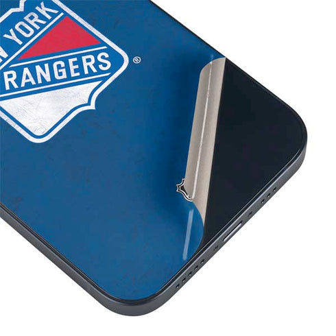 NHL New York Rangers Distressed iPhone 15 Skin