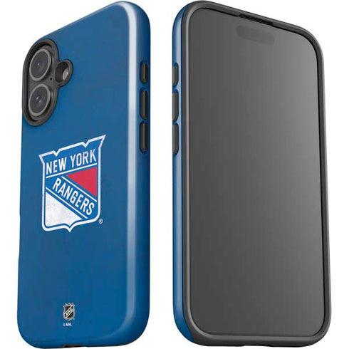 NHL New York Rangers Distressed iPhone 16 Plus Impact Case