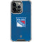 NHL New York Rangers Distressed iPhone 16 Pro Max Clear Case
