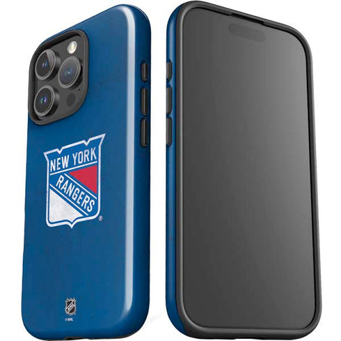 NHL New York Rangers Distressed iPhone 16 Pro Max Impact Case