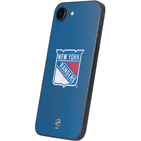 NHL New York Rangers Distressed iPhone 16e Skin