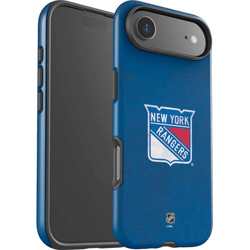NHL New York Rangers Distressed iPhone 17 Air Impact Case