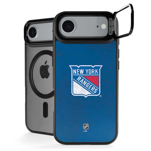 NHL New York Rangers Distressed iPhone 17 Air Kickstand Case
