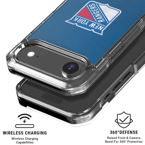 NHL New York Rangers Distressed iPhone 17 Air MagSafe Case