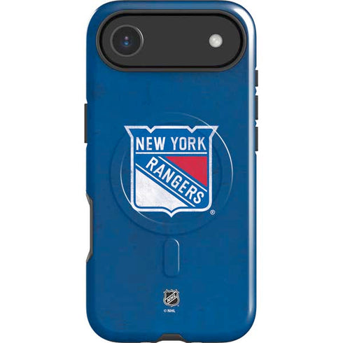 NHL New York Rangers Distressed iPhone 17 Air Magsafe Impact Case