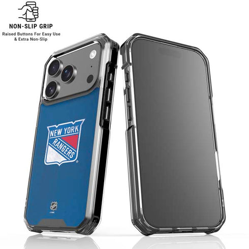 NHL New York Rangers Distressed iPhone 17 Pro Max MagSafe Case