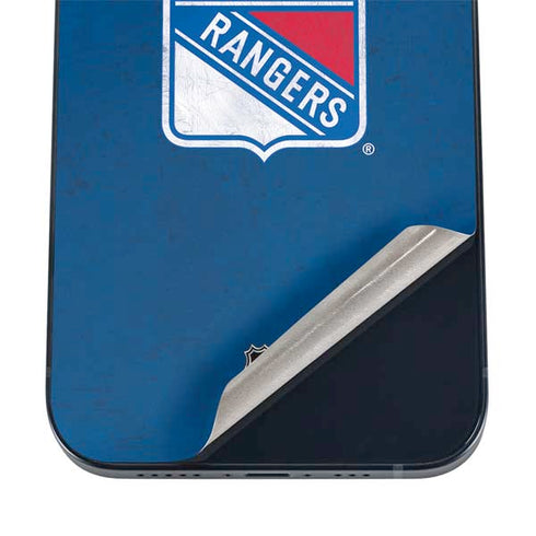 NHL New York Rangers Distressed iPhone 17 Skin