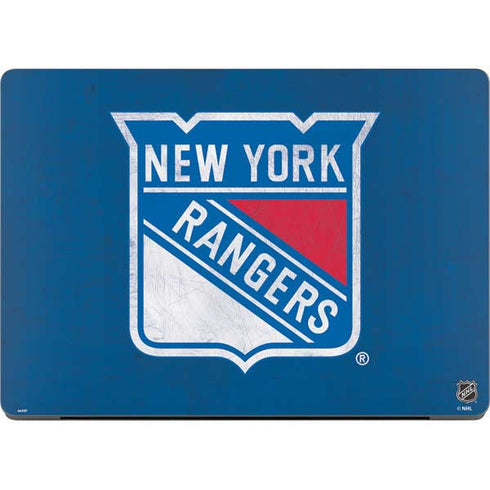 NHL New York Rangers Distressed Apple MacBook Pro 14-inch Skin