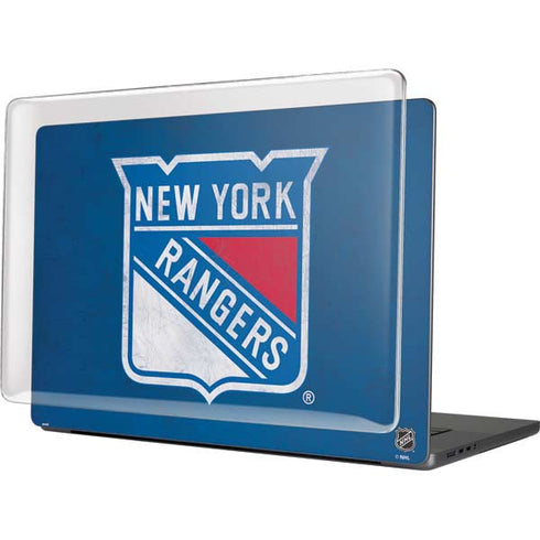 NHL New York Rangers Distressed MacBook Cases