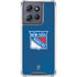 NHL New York Rangers Distressed Moto G Stylus 5G (2025) Clear Case