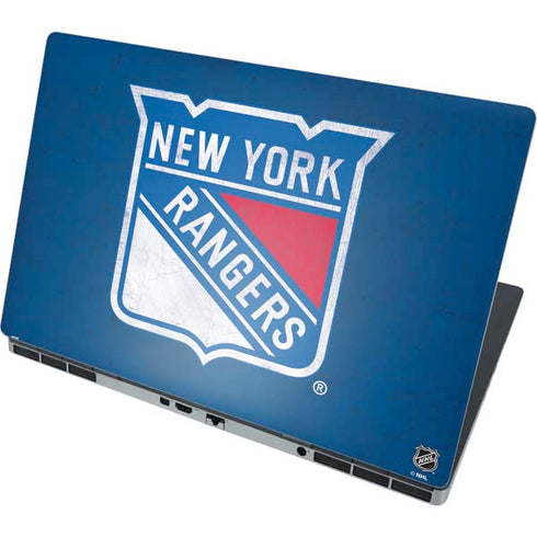 NHL New York Rangers Distressed Dell Precision Skin