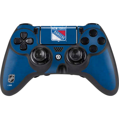 NHL New York Rangers Distressed PlayStation PS4 Skins