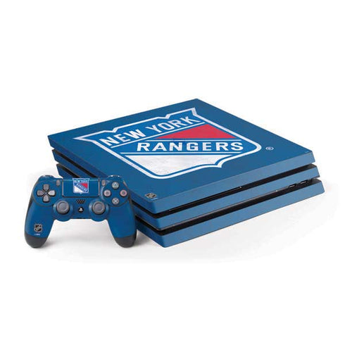 NHL New York Rangers Distressed PlayStation PS4 Skins
