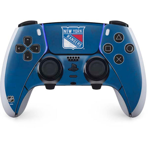 NHL New York Rangers Distressed PlayStation PS5 Skins