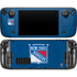 NHL New York Rangers Distressed Steam Deck Handheld Gaming Computer OLED Skin