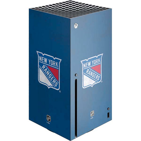 NHL New York Rangers Distressed Xbox Series X Skins