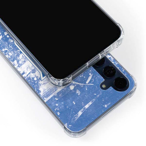 NHL New York Rangers Frozen Galaxy A55 5G Clear Case