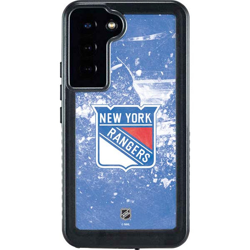 NHL New York Rangers Frozen Galaxy S24 Plus Waterproof Case