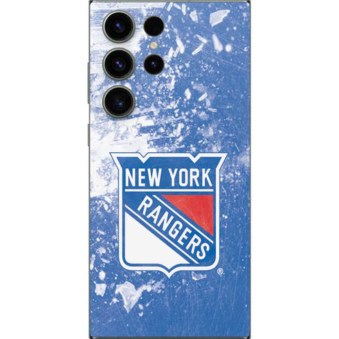 NHL New York Rangers Frozen Galaxy S25 Ultra Skin