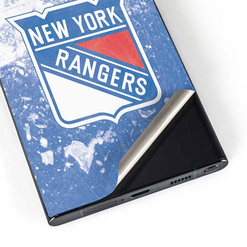 NHL New York Rangers Frozen Galaxy S25 Ultra Skin