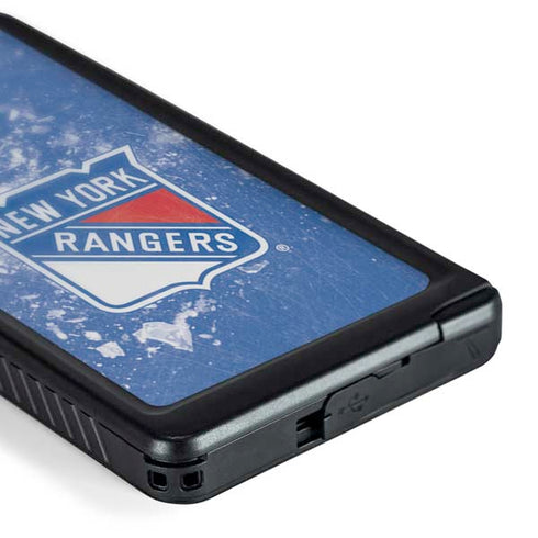 NHL New York Rangers Frozen Galaxy S24 Ultra Waterproof Case