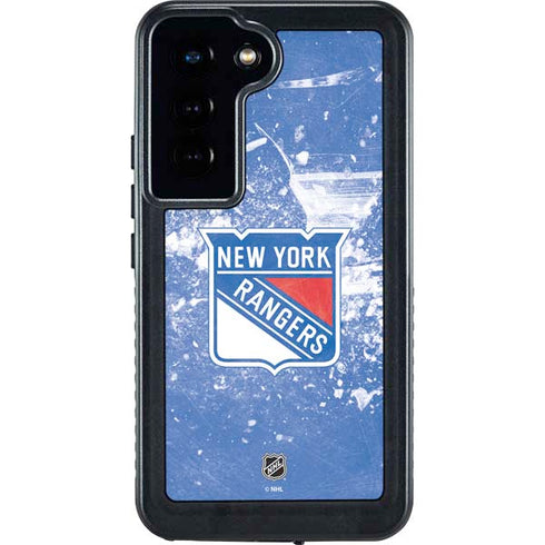 NHL New York Rangers Frozen Galaxy S24 Waterproof Case