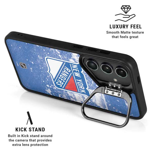 NHL New York Rangers Frozen Galaxy S26 Kickstand Case