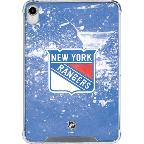 NHL New York Rangers Frozen iPad 11th Gen (2025) Clear Case