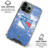 NHL New York Rangers Frozen iPhone 16 Pro Max Clear Case