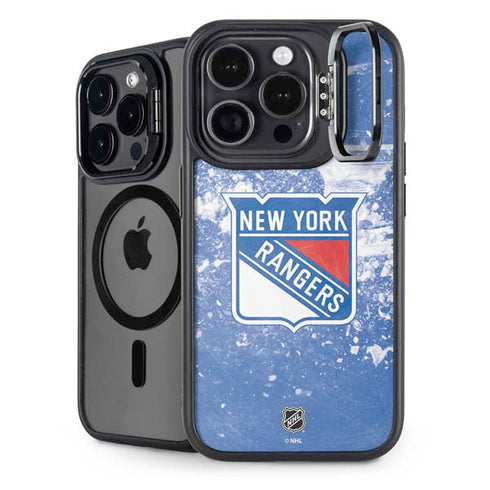 NHL New York Rangers Frozen iPhone 16 Pro Max Kickstand Case