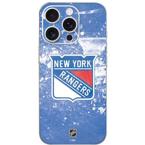 NHL New York Rangers Frozen iPhone 16 Pro Skin
