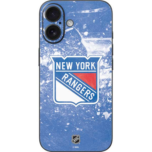 NHL New York Rangers Frozen iPhone 16 Skin