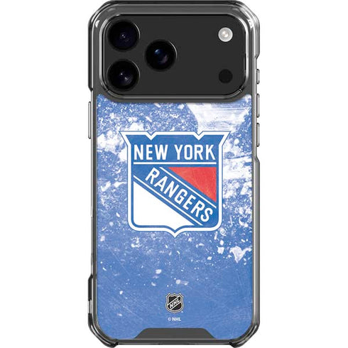 NHL New York Rangers Frozen iPhone 18 Pro Max Clear Case