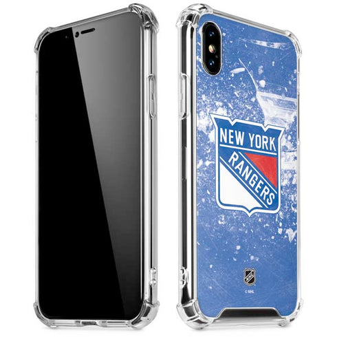 NHL New York Rangers Frozen iPhone X/XS Clear Case