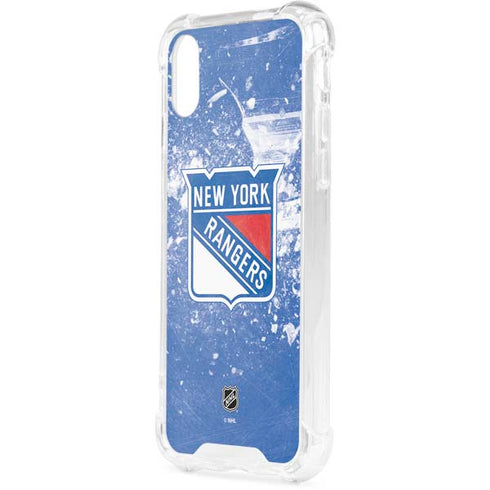NHL New York Rangers Frozen iPhone XS Clear Case