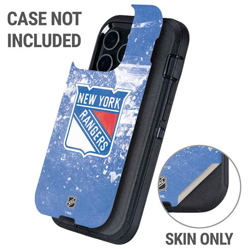 NHL New York Rangers Frozen Otterbox Defender iPhone Skin