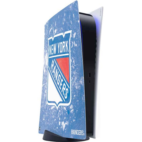 NHL New York Rangers Frozen PlayStation PS5 Skins