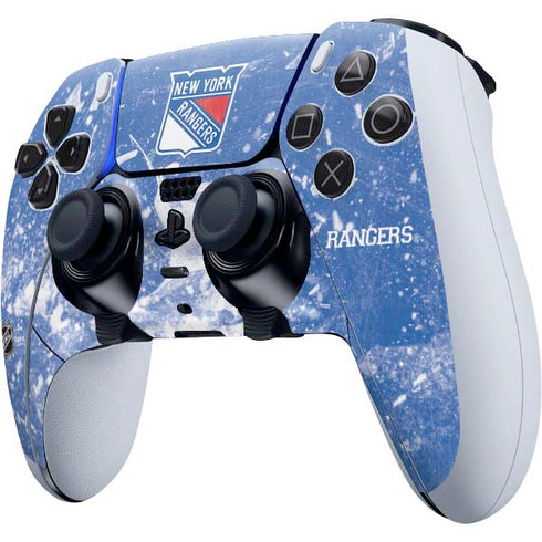 NHL New York Rangers Frozen PS5 DualSense Edge Pro Controller Skin