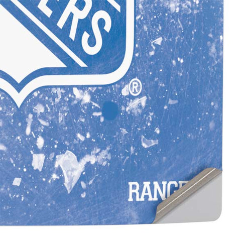 NHL New York Rangers Frozen PS5 Pro Console Skin