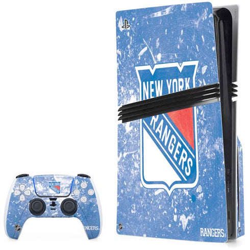 NHL New York Rangers Frozen PlayStation PS5 Skins