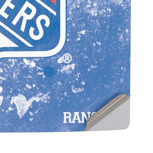 NHL New York Rangers Frozen PS5 Pro Disk Console Skin