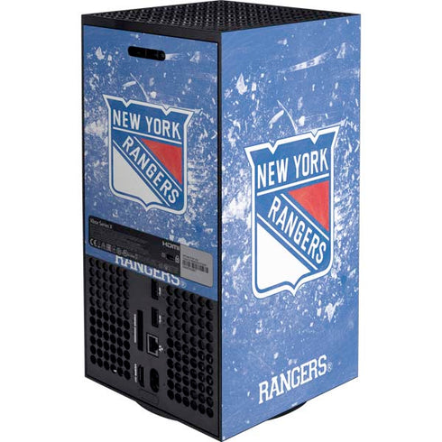NHL New York Rangers Frozen XBox Series X Digital Edition Bundle Skin